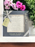 Dear Daughter Plaque with Easel