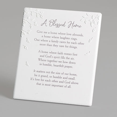 A Blessed Home Plaque