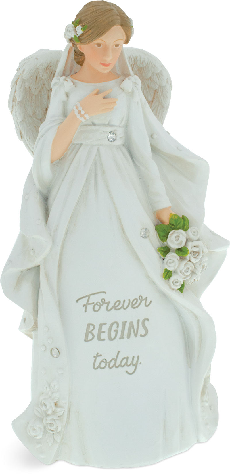 Forever Begins Today Wedding Angel Figurine
