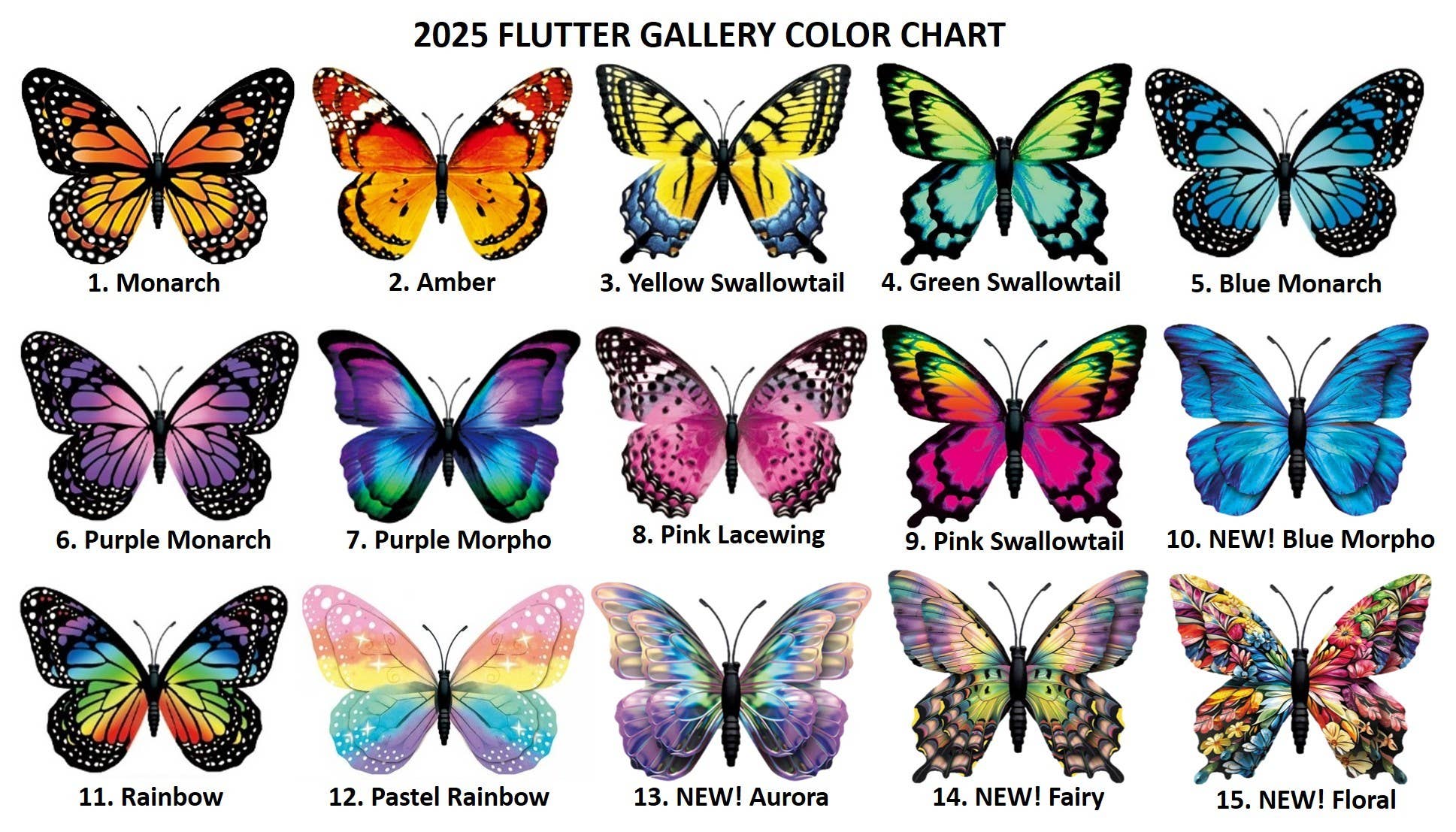 GLOW Butterfly Clip