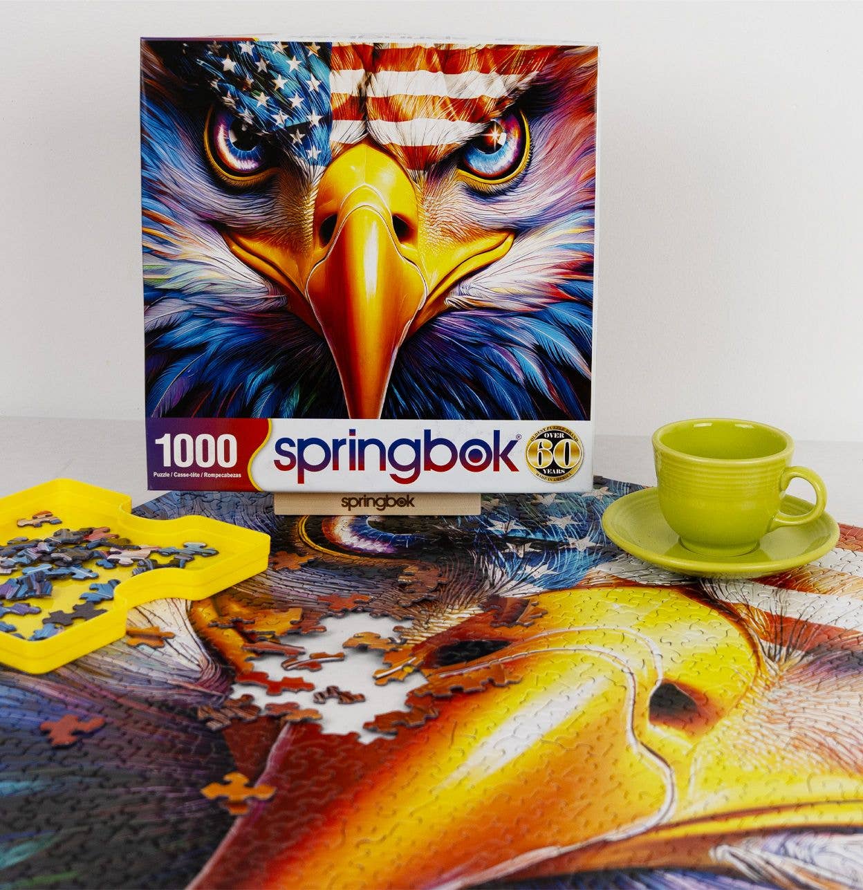 Springbok Puzzle - Amerian Eagle 1000 Piece Jigsaw Puzzle