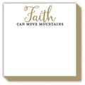 Faith Can Move Mountains Luxe Notepad