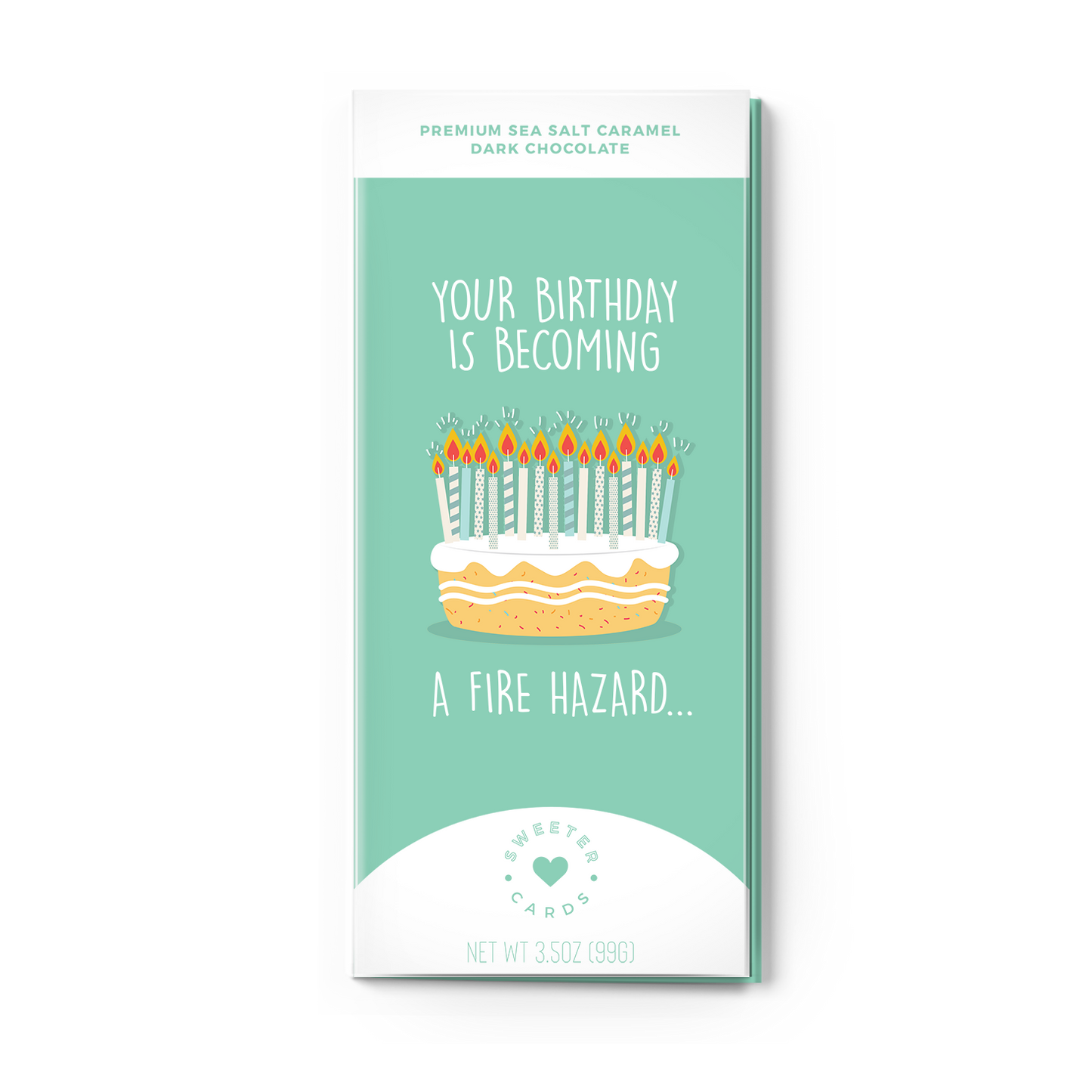 Your Birthday is Becoming..Chocolate Bar and Greeting Card