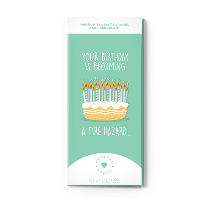 Your Birthday is Becoming..Chocolate Bar and Greeting Card