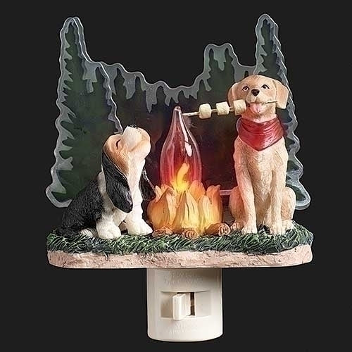 Camping Dogs Nightlight Lantern