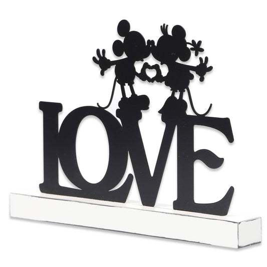 Love Mickey & Minnie Metal Silhouette