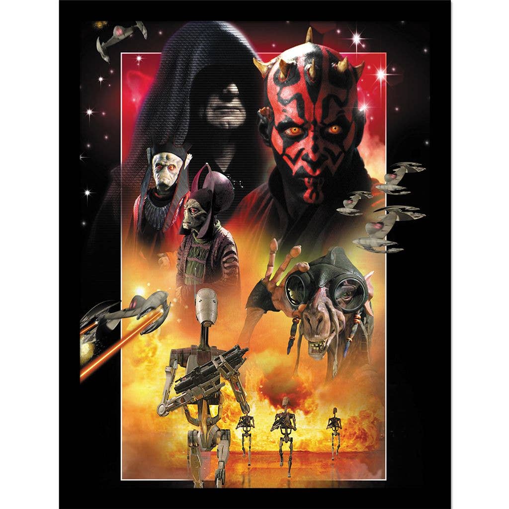 Star Wars (Episode I Villains) Wall Art Framed Print