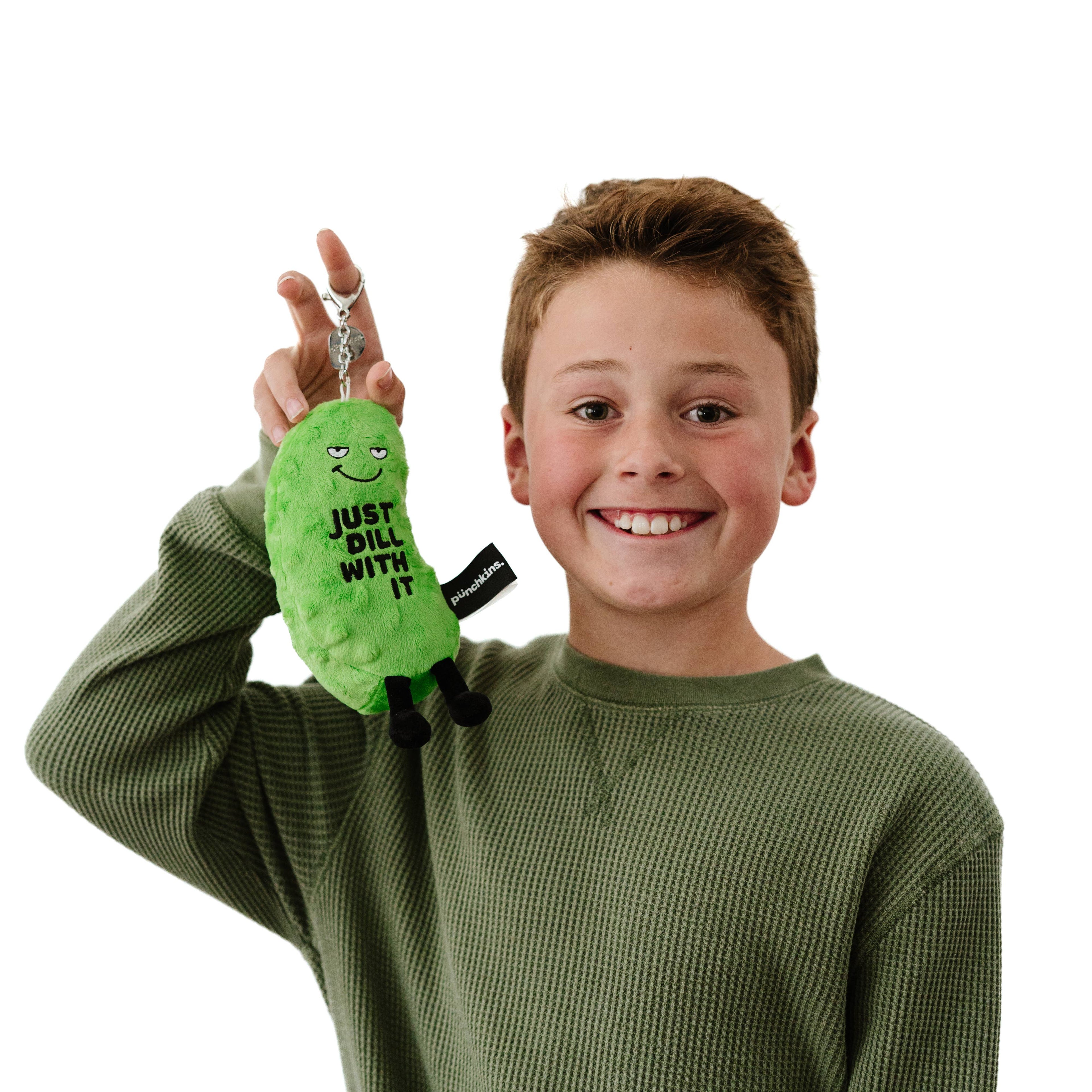 Just Dill with It Funny Plush Bag Charm