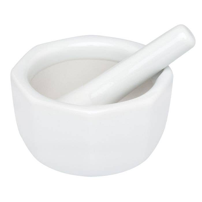 Octagonal Mortar And Pestle, 3.5in