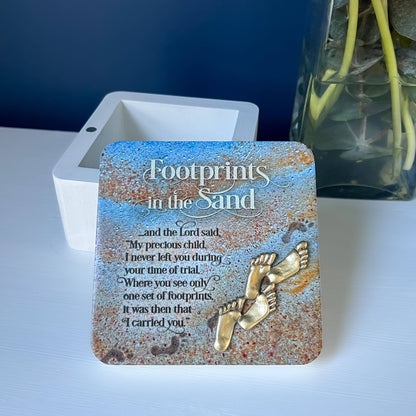 Footprints Keepsake Box