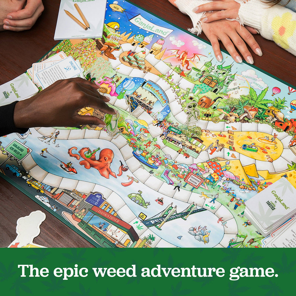 Ganjaland - Epic Weed Adventure Board Game for Adults