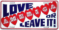 Love It/Leave It - License Plate