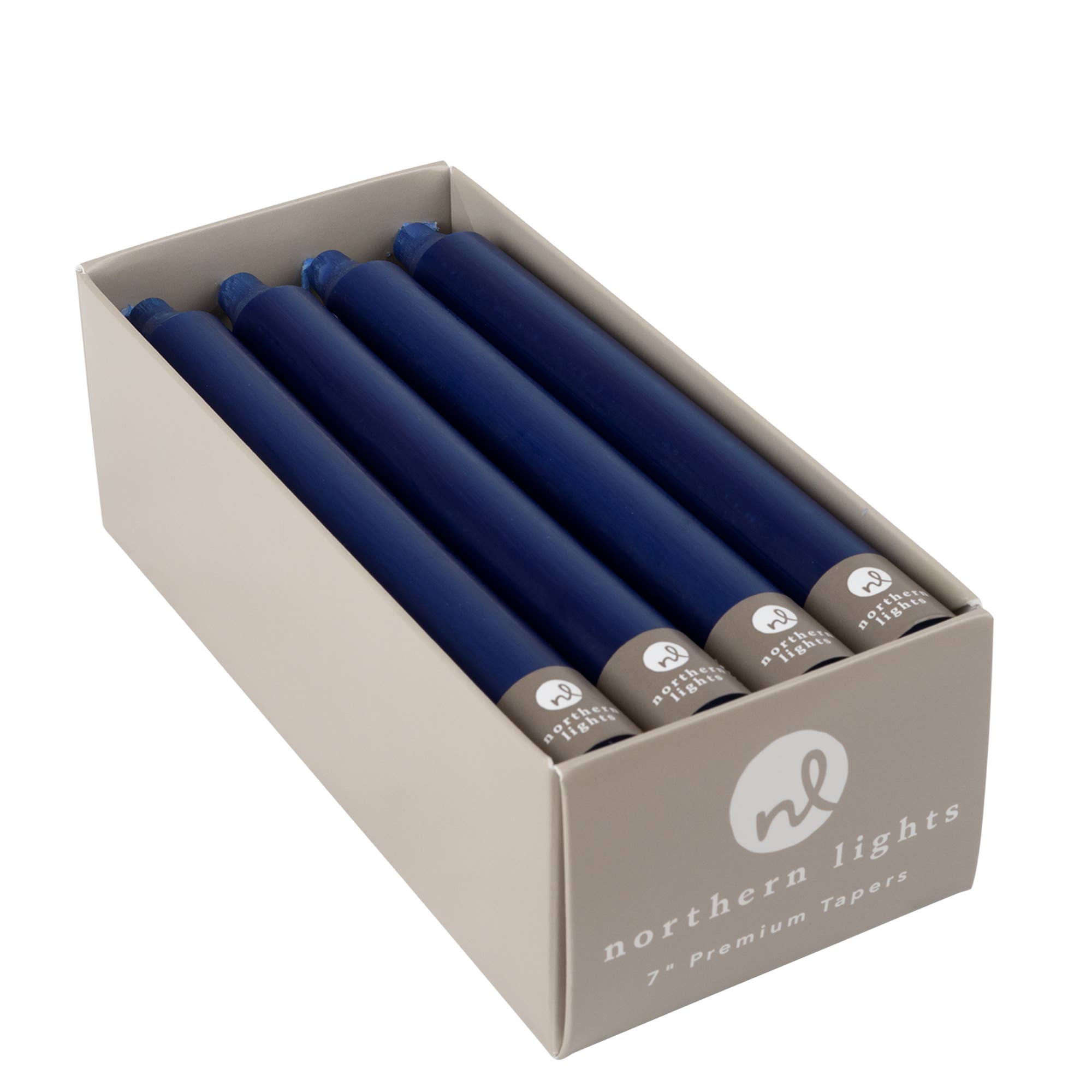 7" Taper Candles - Midnight Blue