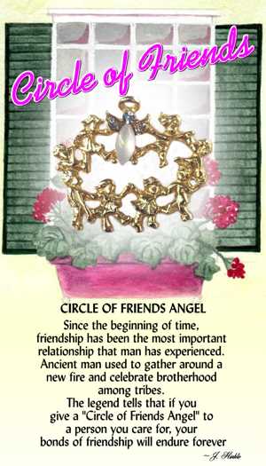 Circle of Friends Angel Lapel Pin