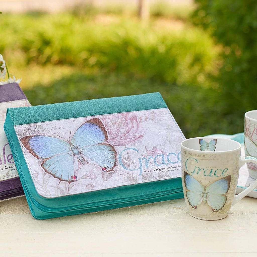 Grace Butterfly Blessings Bible Cover