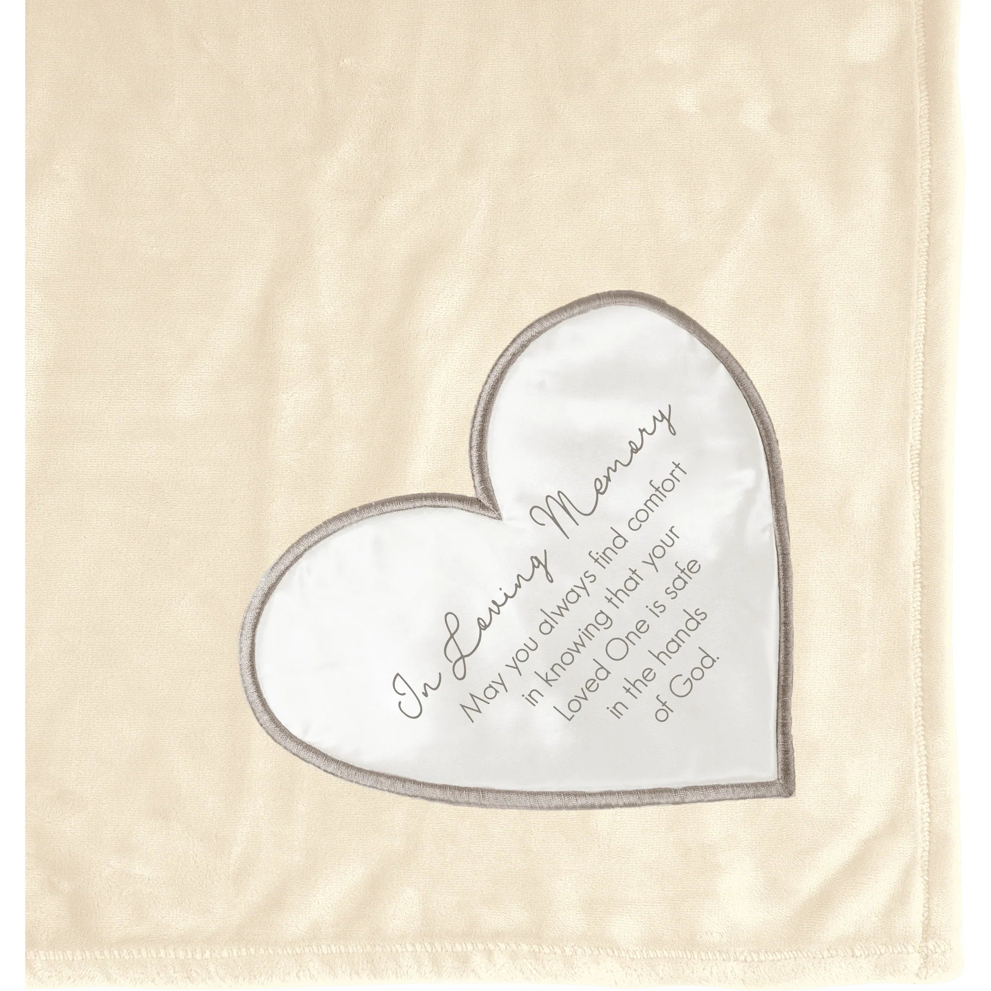 In Memory Royal Plush Blanket Cream