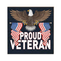 U.S. Proud Veteran 10 x 10 inch Wood Sign