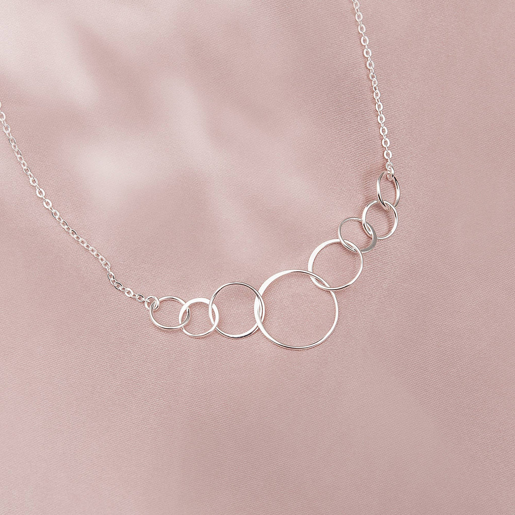 Happy 80th Birthday Sterling Silver Necklace Jewelry Set