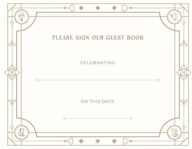 Harry Potter: Hogwarts Guest Book