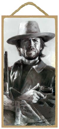 Clint Eastwood (The Outlaw Josey Wales) Wood Plaque