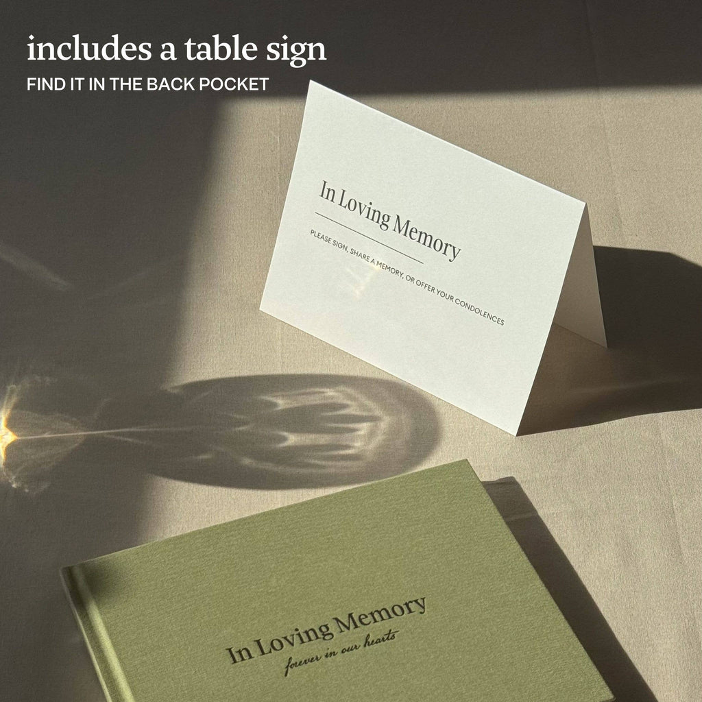 Memorial Service Guest Book