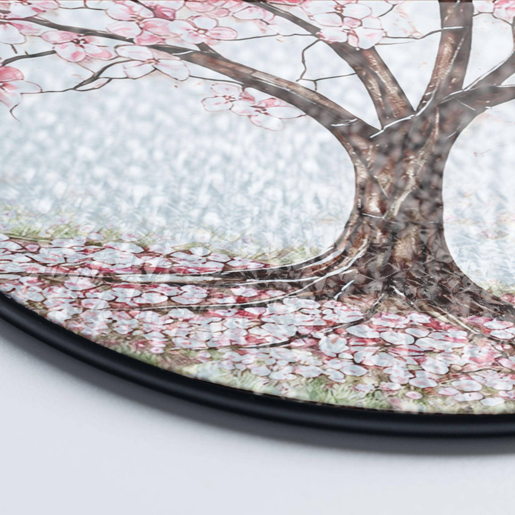 Cherry Blossom Tree Stained Glass Suncatcher