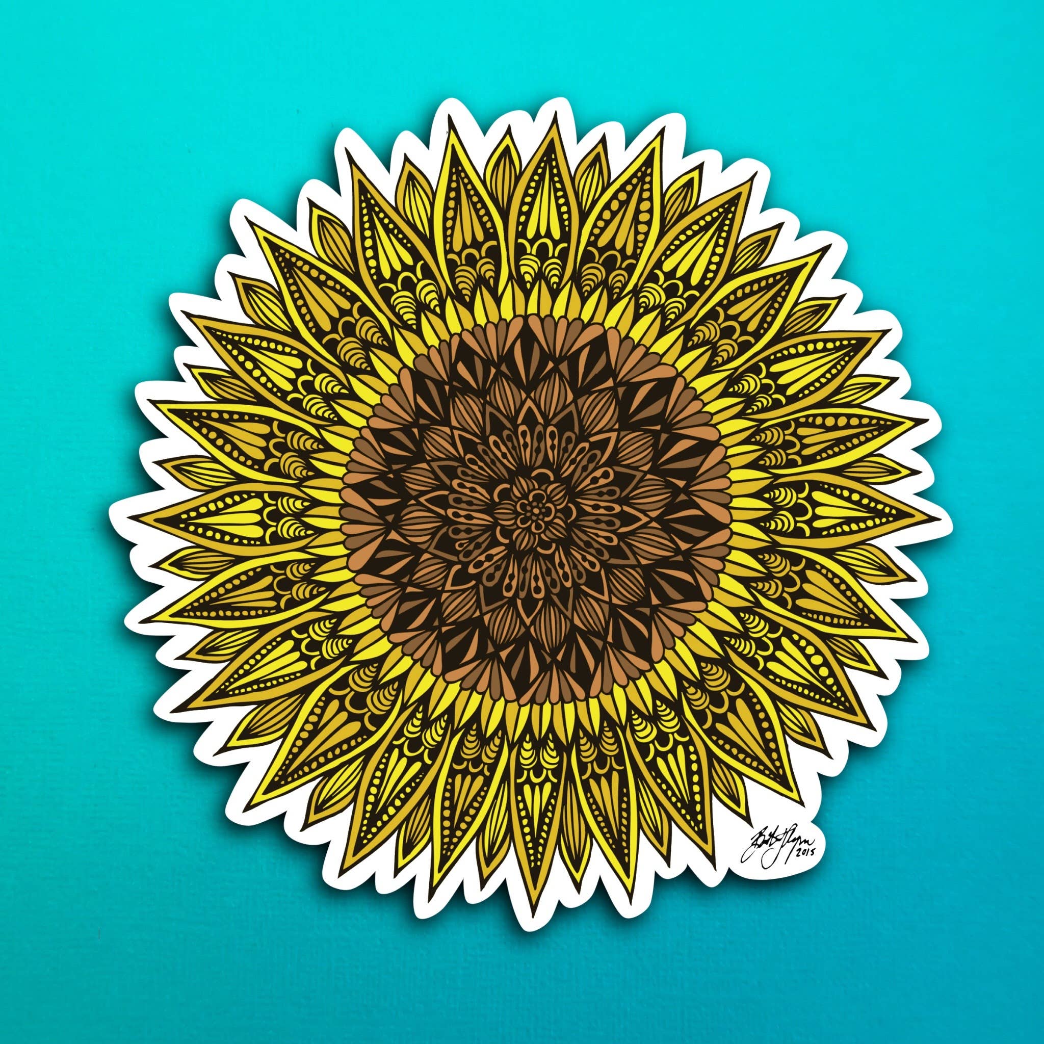 Sunflower Sticker