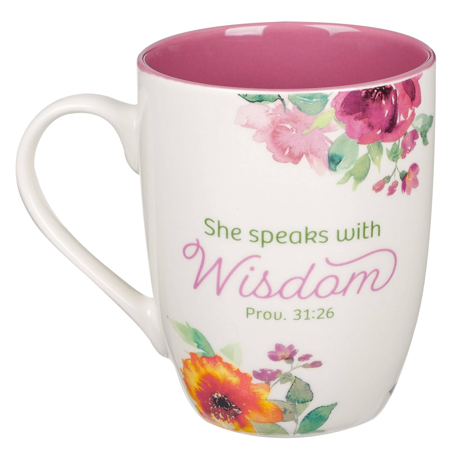 She Speaks with Wisdom Mug Prov. 31:26