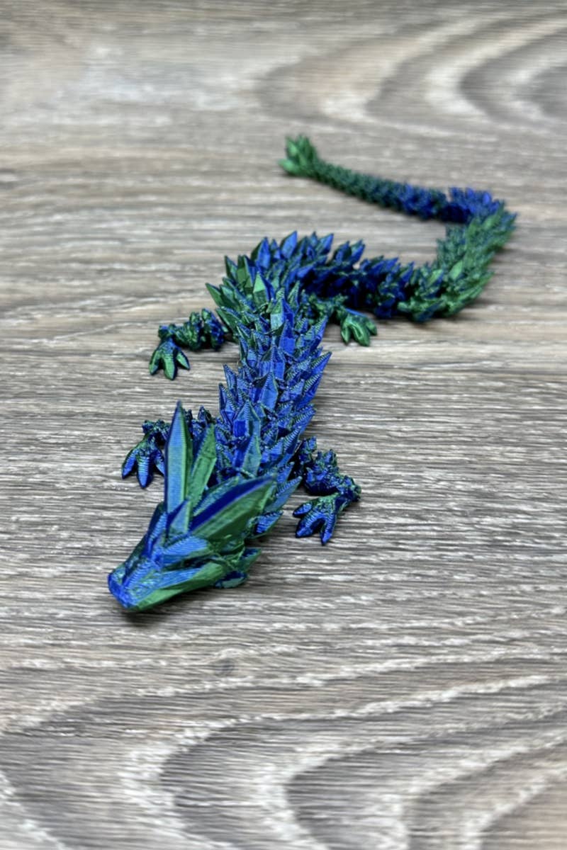Blue/Green 3D Print Dragon
