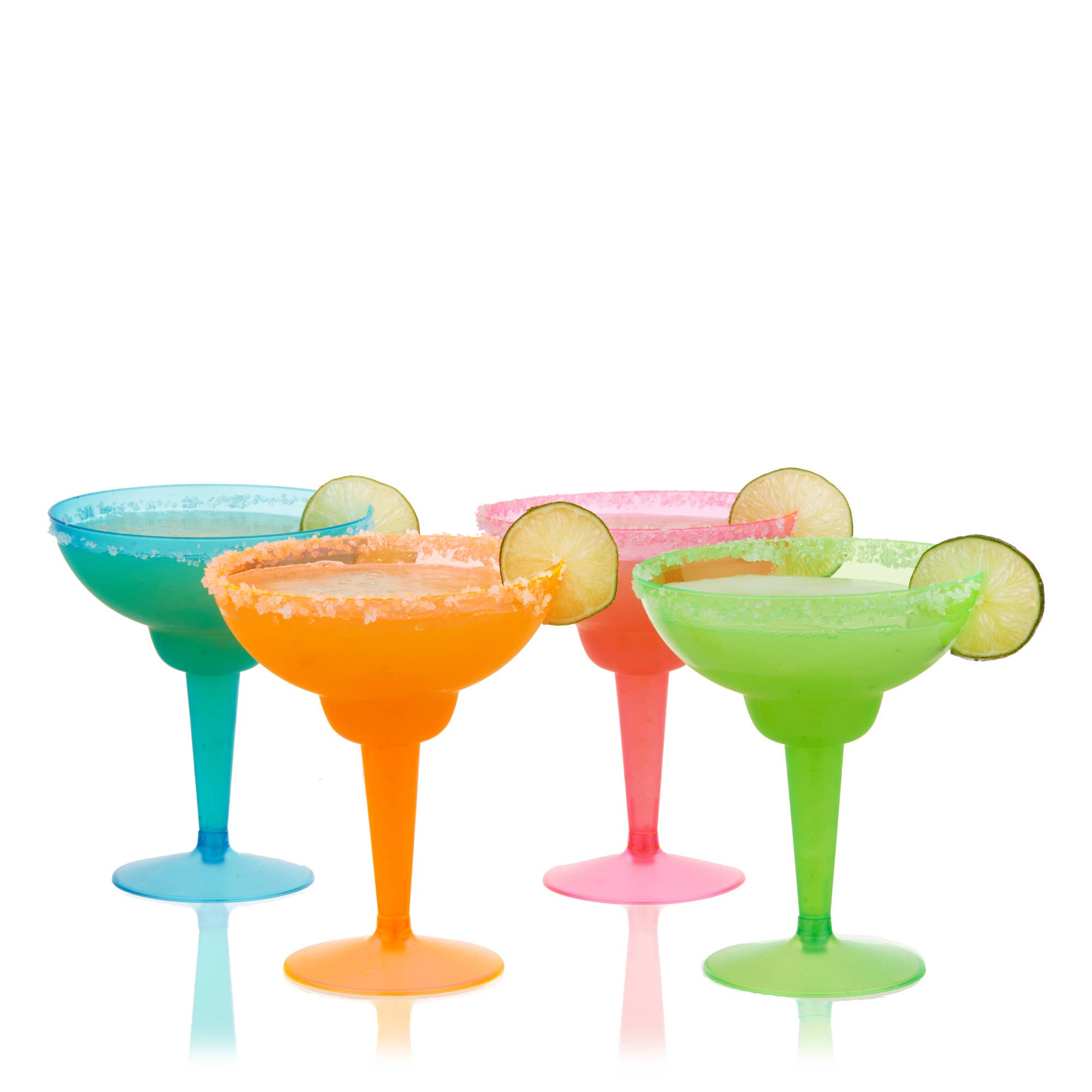 Plastic Stemmed Margarita Glass