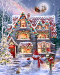 Christmas Eve Cottage 1000 Piece Jigsaw Puzzle