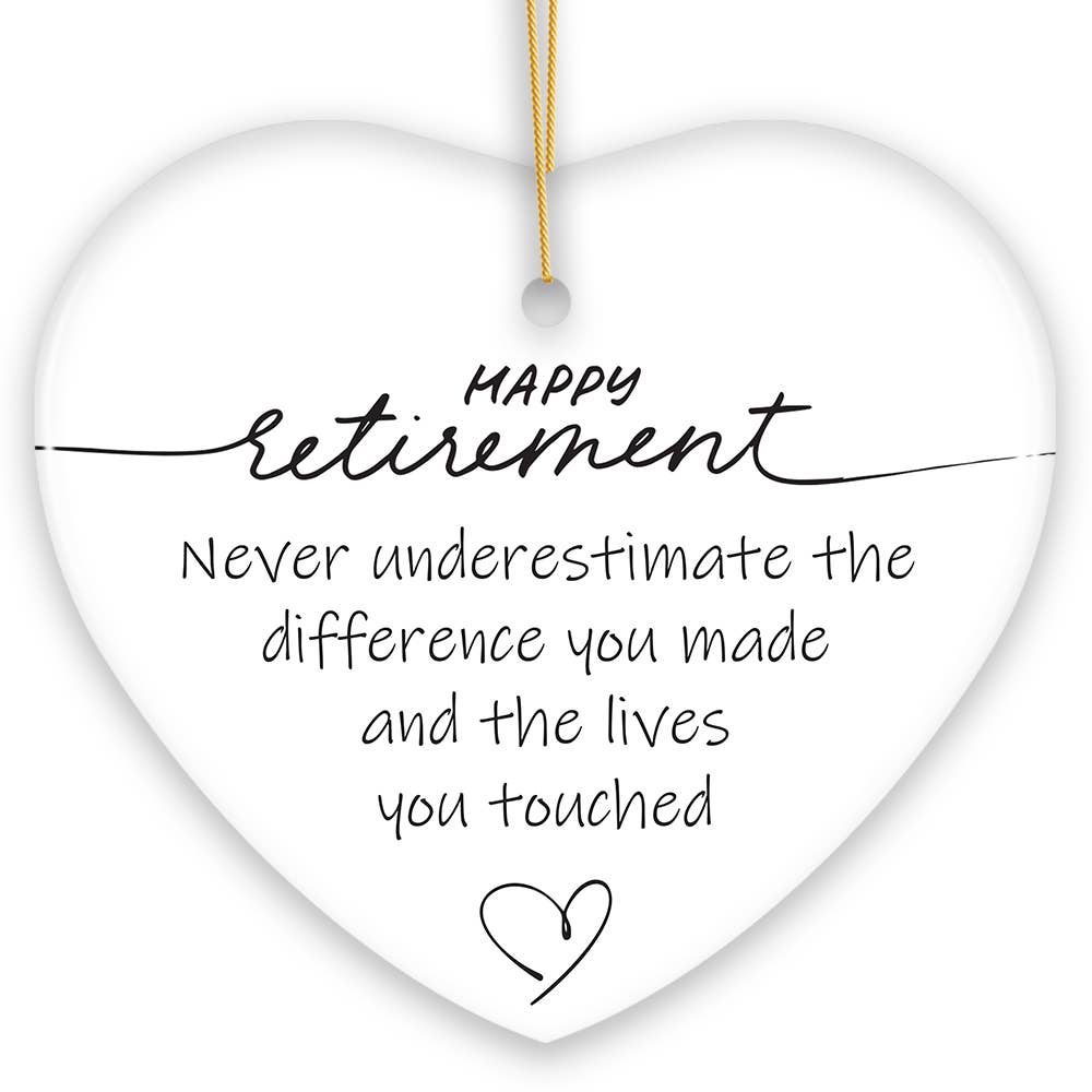 Happy Retirement Appreciation Ornament