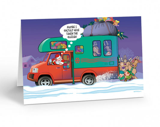 Santa's Camper Boxed Christmas Cards
