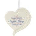Carried on Angel Wings To Heaven Precious Moments Ornament