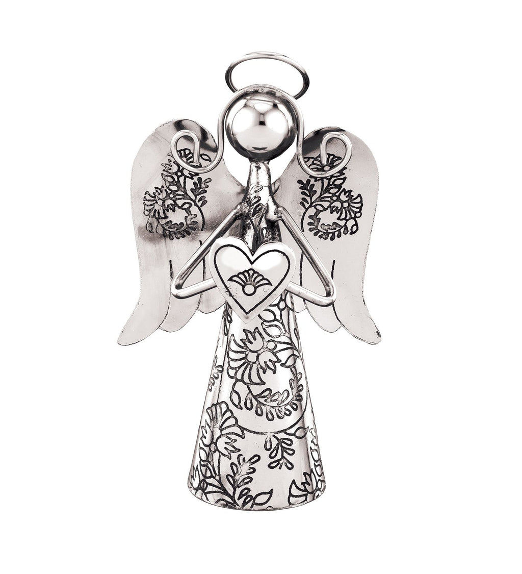 Angel Bell/Ornament Holding Heart