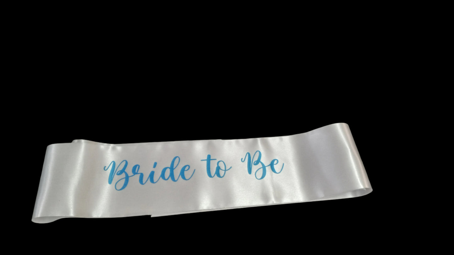 Bride to Be Sash