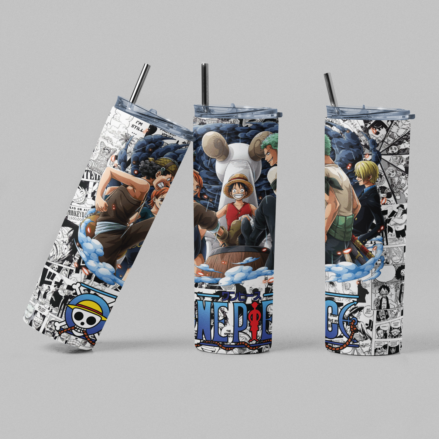 One Piece Group Anime Inspired Tumbler