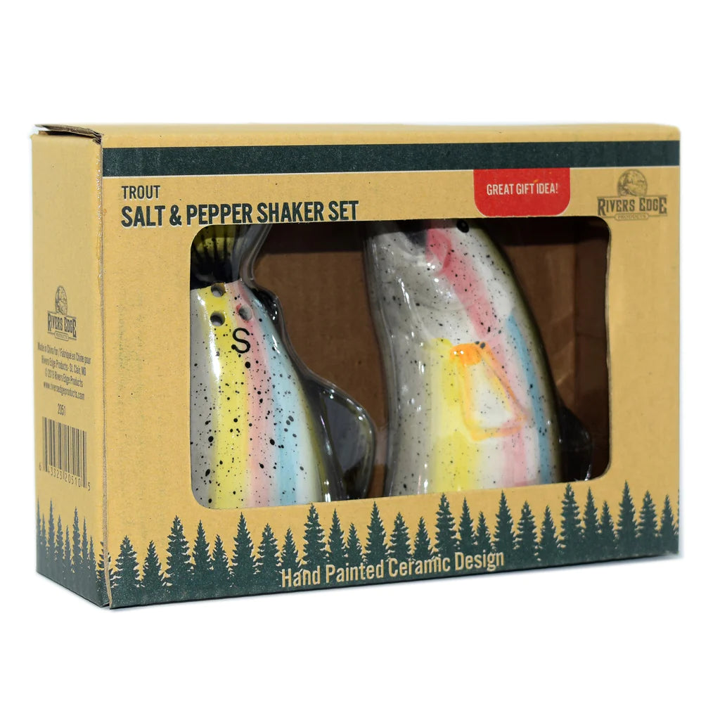 Trout Salt and Pepper Shakers