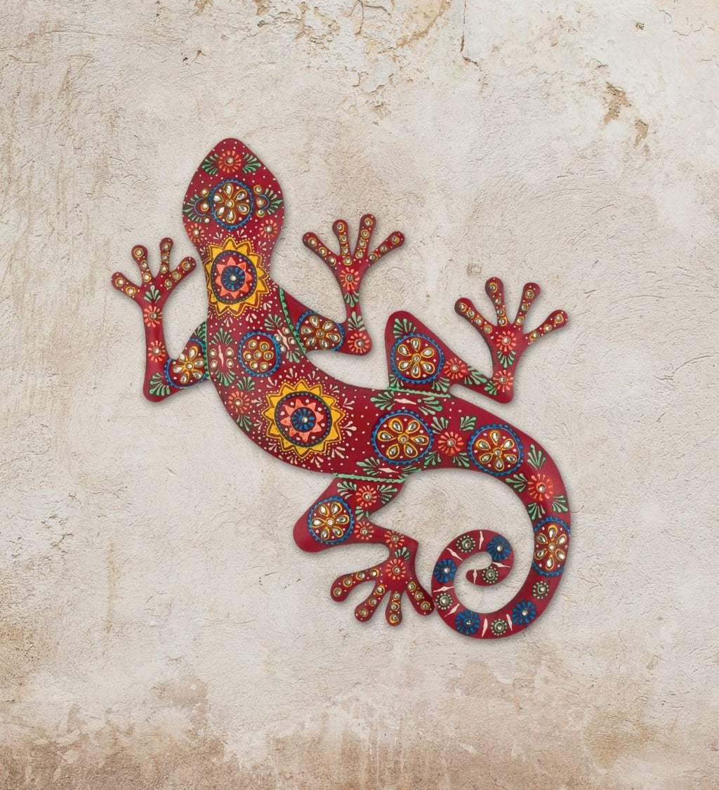 Red Maha Gecko Wall Decor