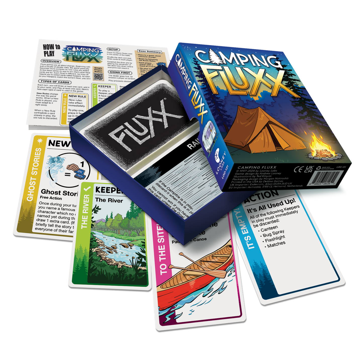 Camping Fluxx Card Game