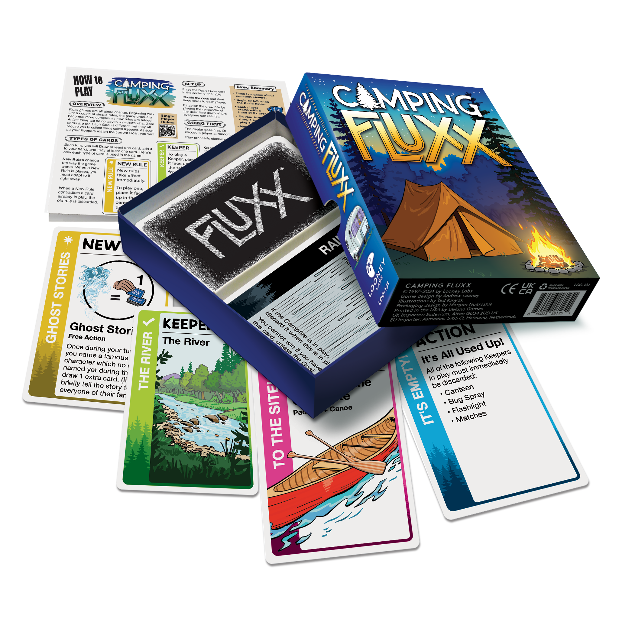 Camping Fluxx Card Game