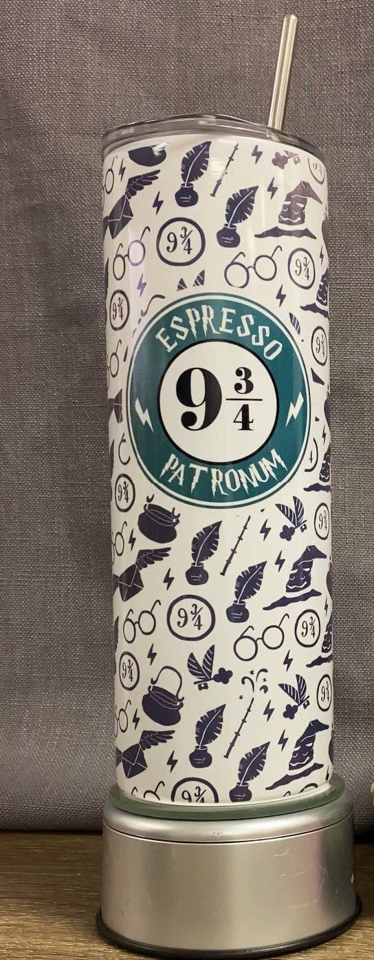Espresso Patronum 9 and 3 Quarters Harry Potter Tumbler
