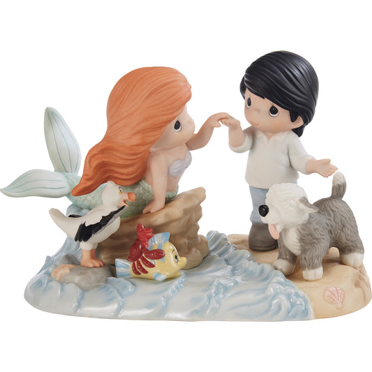 Our Love Goes the Distance Disney Precious Moments Figurine