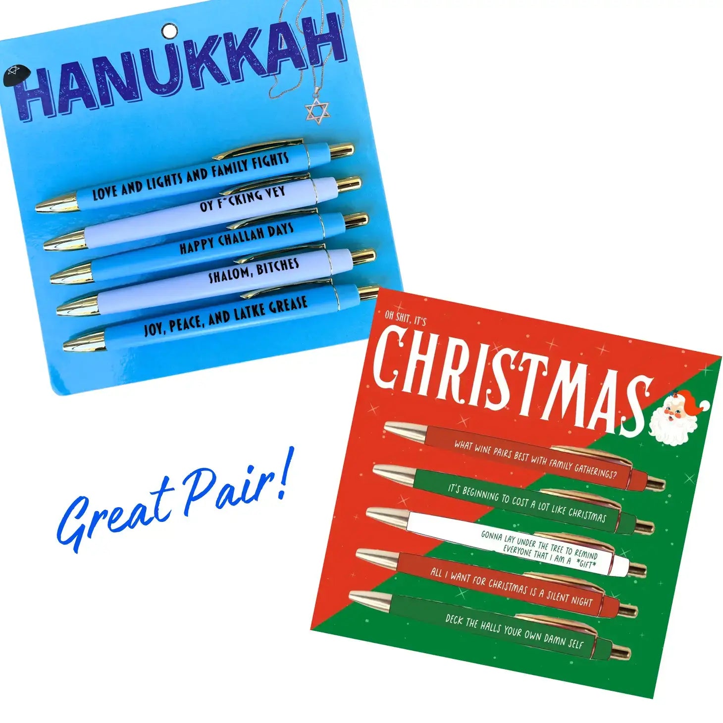Hanukkah Pen Set