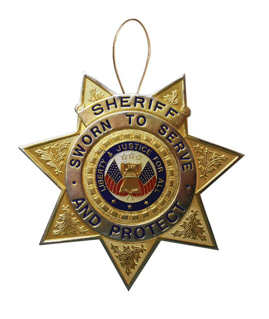 Sheriff Heroes Series Holiday Ornament