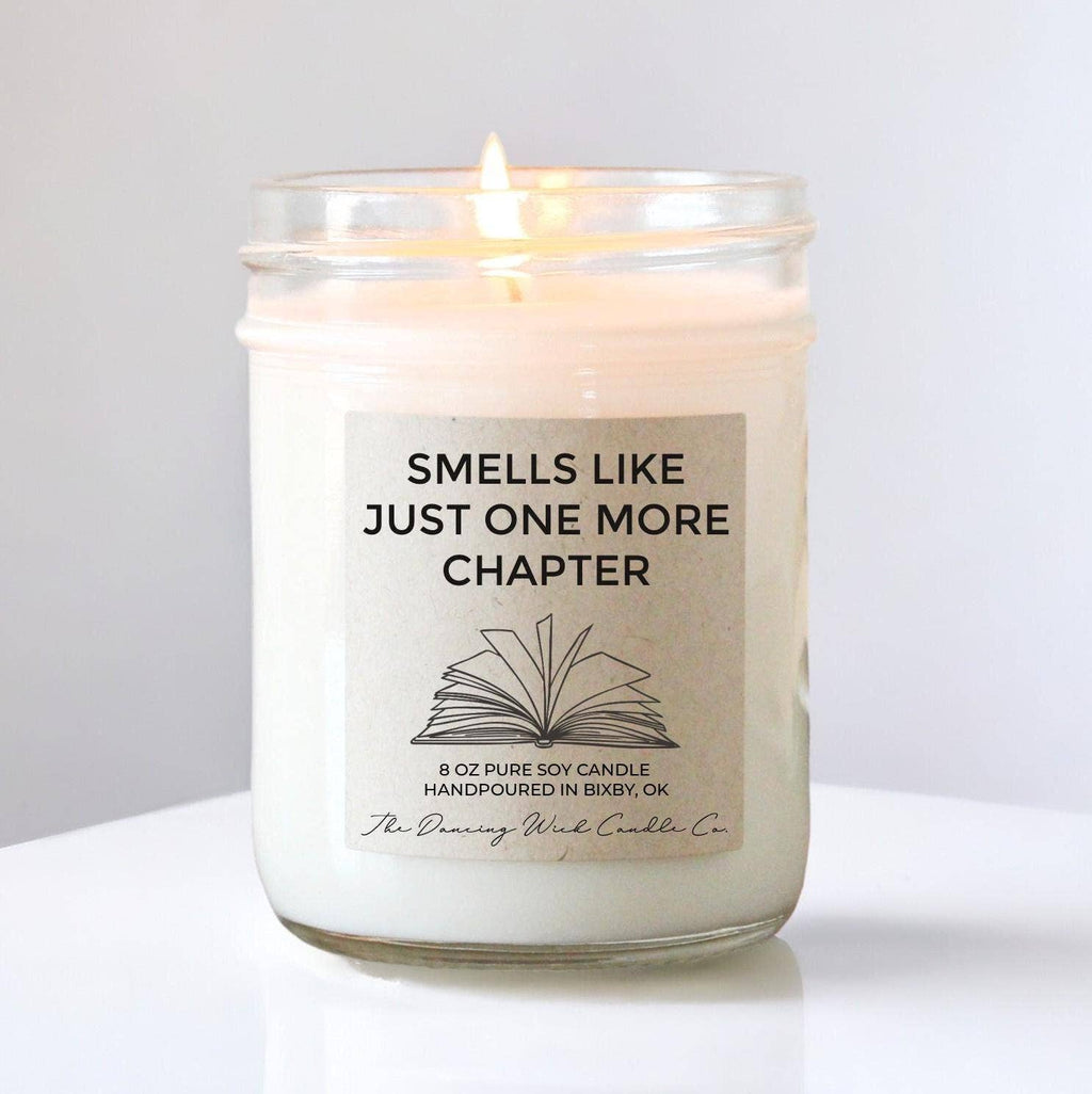 Smells Like Just One More Chapter: Mini 4 oz candle