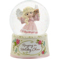 Ringing in Holiday Cheer Precious Moments Snow Globe