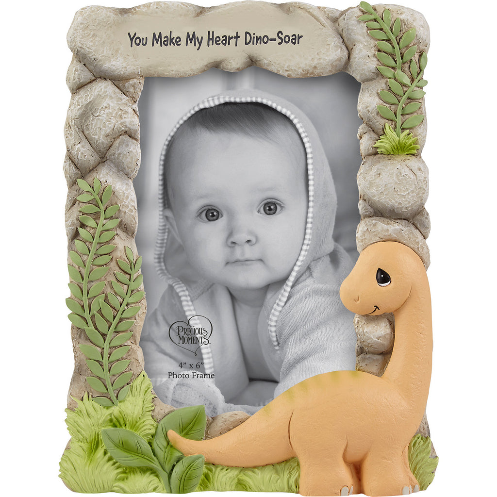 You Make My Heart Dino Soar Precious Moments Baby Frame