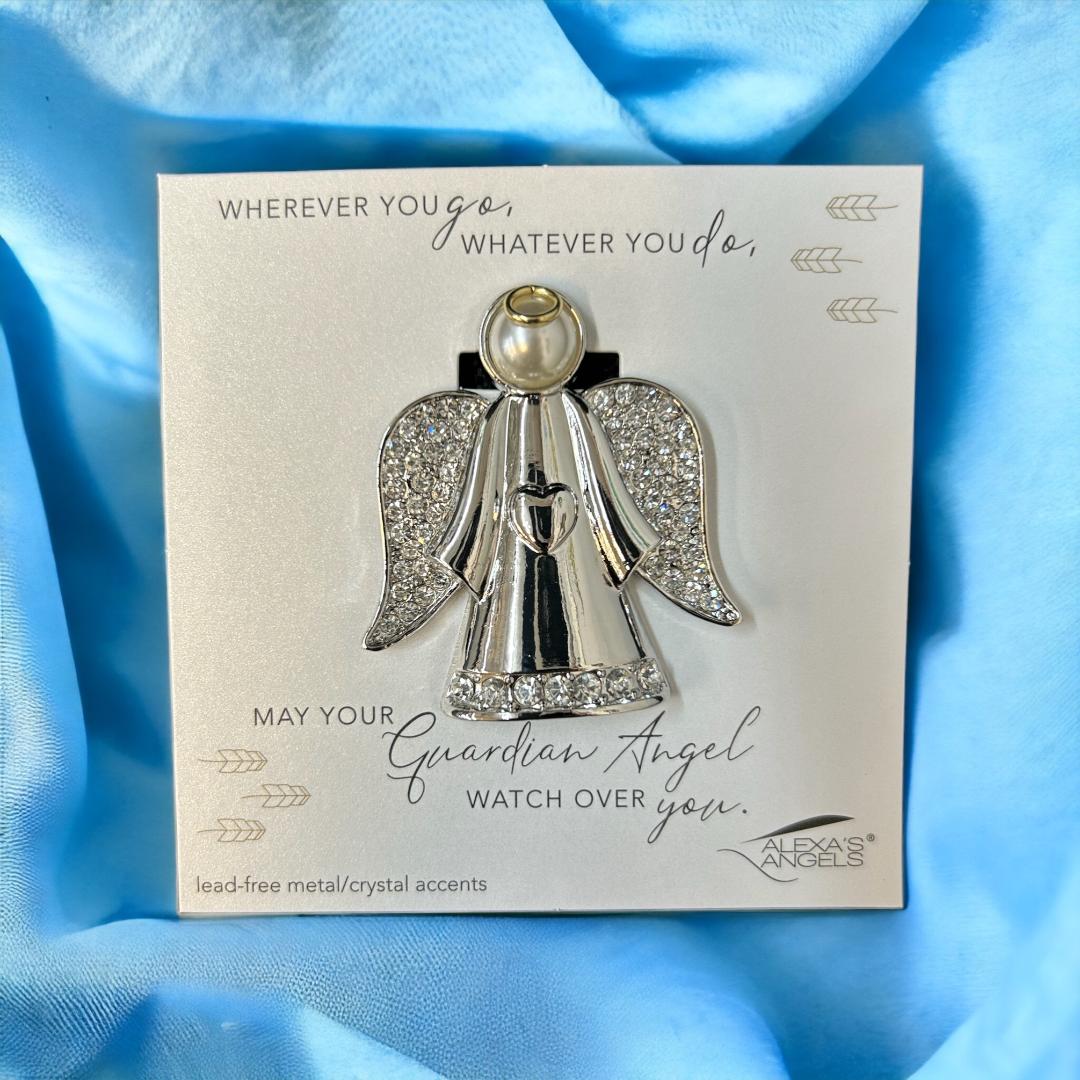 Guardian Silver Bedside Angel