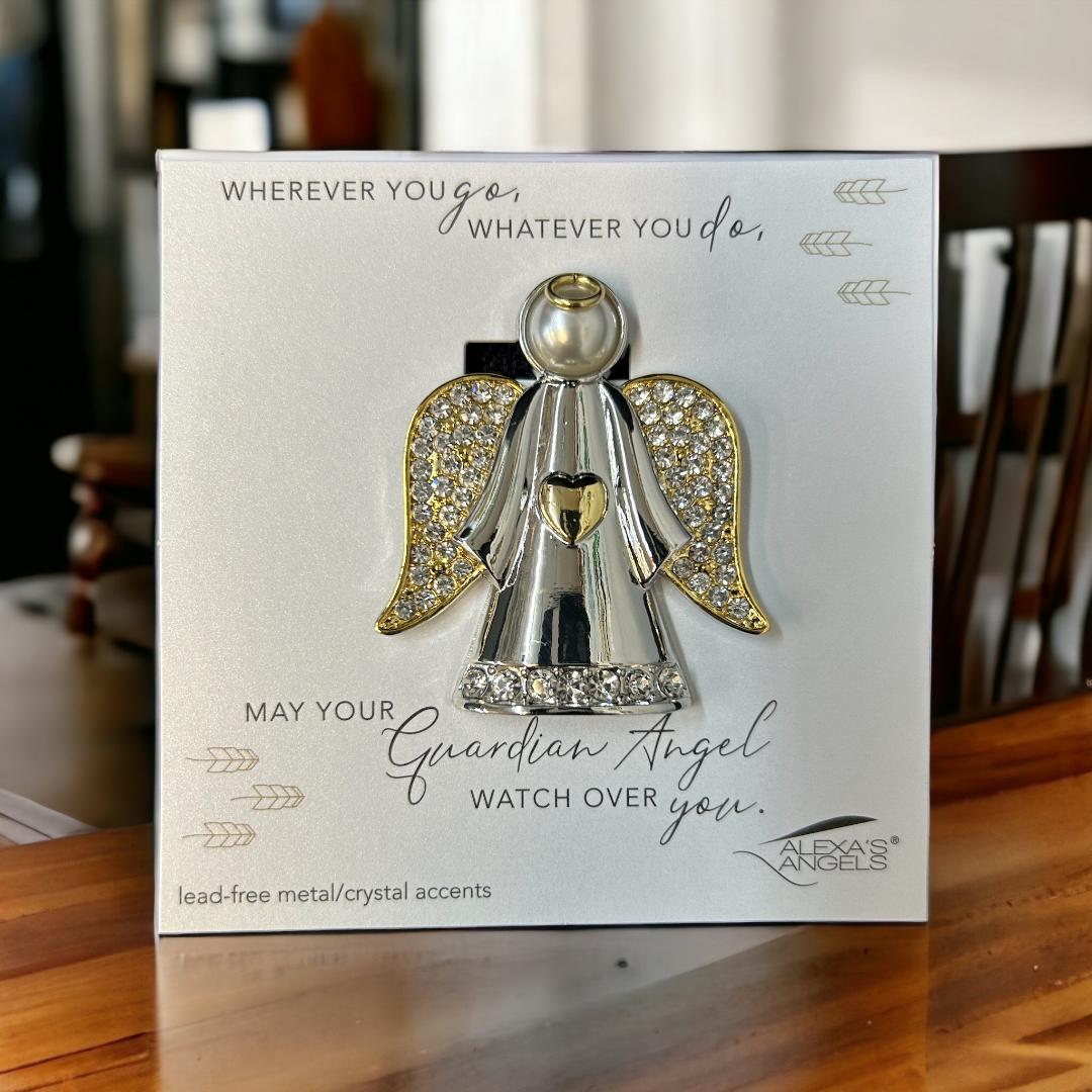 Guardian Silver/Gold Bedside Angel